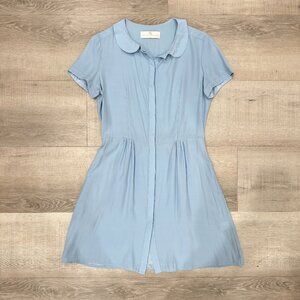 Vintage Silk Collared Dress